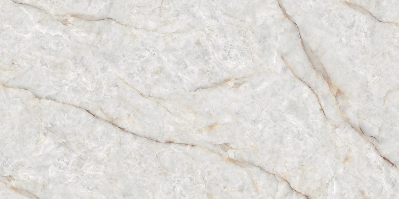 Murano porcelain slab. Pale grey crystal with fine bronze veins. Full slab, 5 ft 3 in by 10 ft 6 in.